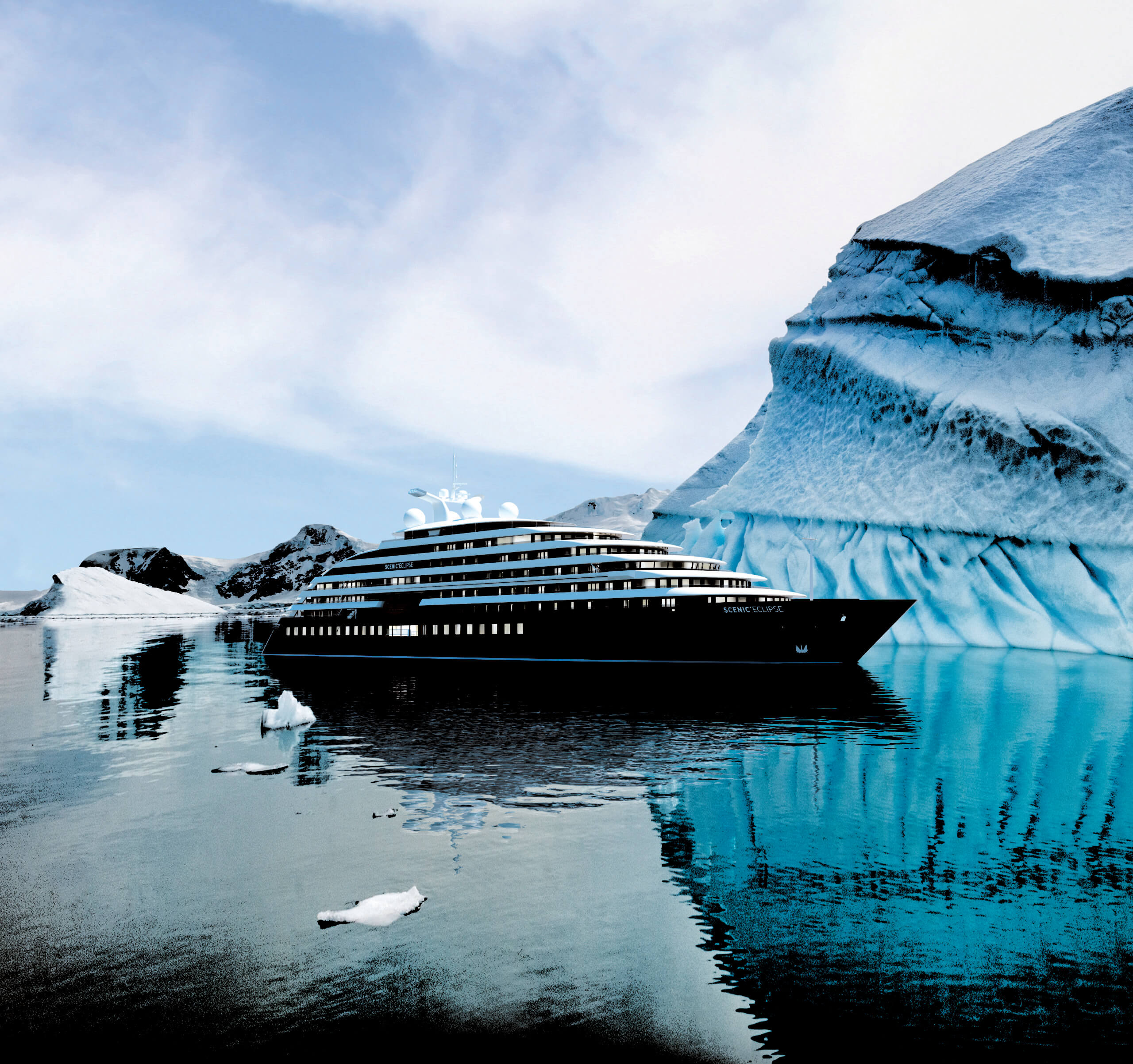 Scenic Yacht in Antarctica